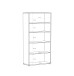 Stauraumschrank >TEMPRA2< in Sand - 73,7x149,5x34,8cm (BxHxT)