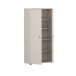 Stauraumschrank >TEMPRA2< in Sand - 73,7x149,5x34,8cm (BxHxT)