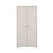 Stauraumschrank >TEMPRA2< in Sand - 73,7x149,5x34,8cm (BxHxT)