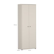 Aktenschrank >TEMPRA2< in Sand - 73,7x197,5x34,8cm (BxHxT)