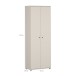 Aktenschrank >TEMPRA2< in Sand - 73,7x197,5x34,8cm (BxHxT)