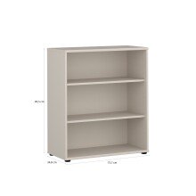 Regal >TEMPRA2< in Sand, Spanlatte - 73,7x85,5x34,8cm (BxHxT)