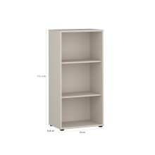 Regal >TEMPRA2< in Sand - 54x111,1x34,8cm (BxHxT)