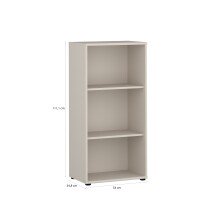 Regal >TEMPRA2< in Sand - 54x111,1x34,8cm (BxHxT)