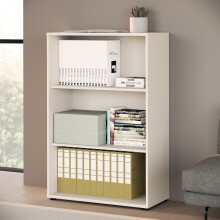 Regal >TEMPRA2< in Sand - 73,7x111,1x34,8cm (BxHxT)