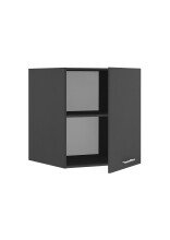 Aufsatzschrank >Laundreezy< in Anthrazit, Holzwerkstoff - 68x76x68cm (BxHxT)