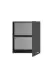 Aufsatzschrank >Laundreezy< in Anthrazit, Holzwerkstoff - 68x76x68cm (BxHxT)