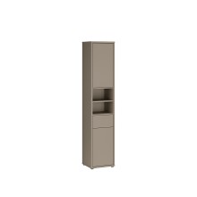Seitenschrank >ALICE SPRINGS< in Taupe - 39,8x191,9x34,9cm (BxHxT)