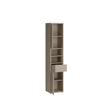 Seitenschrank >ALICE SPRINGS< in Taupe - 39,8x191,9x34,9cm (BxHxT)
