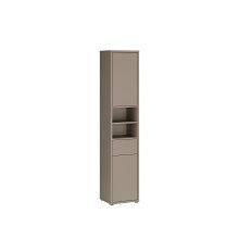 Seitenschrank >ALICE SPRINGS< in Taupe - 39,8x191,9x34,9cm (BxHxT)