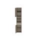 Seitenschrank >ALICE SPRINGS< in Taupe - 39,8x191,9x34,9cm (BxHxT)