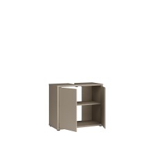 Waschbeckenunterschrank >ALICE SPRINGS< in Taupe - 74,5x63,9x34,9cm (BxHxT)