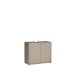 Waschbeckenunterschrank >ALICE SPRINGS< in Taupe - 74,5x63,9x34,9cm (BxHxT)