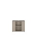 Waschbeckenunterschrank >ALICE SPRINGS< in Taupe - 74,5x63,9x34,9cm (BxHxT)