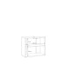 Waschbeckenunterschrank >ALICE SPRINGS< in Taupe - 74,5x63,9x34,9cm (BxHxT)