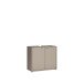 Waschbeckenunterschrank >ALICE SPRINGS< in Taupe - 74,5x63,9x34,9cm (BxHxT)
