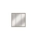 Badezimmerspiegelschrank >ALICE SPRINGS< in Taupe / Spiegel - 74,5x72x23,8cm (BxHxT)