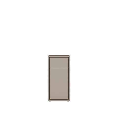 Badkommode >ALICE SPRINGS< in Taupe - 39,8x83,1x34,9cm (BxHxT)