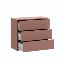 Kommode >ALICE SPRINGS< in Terrakotta - 94,8x83,1x41,5cm (BxHxT)