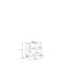 Waschbeckenunterschrank >VERIS< in Sand - 68,6x62x34,8cm (BxHxT)