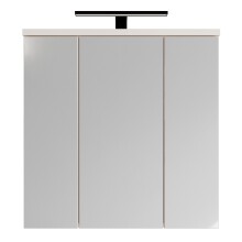 Badezimmerspiegelschrank >VERIS< in Sand / Spiegel...