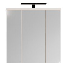 Badezimmerspiegelschrank >VERIS< in Sand / Spiegel...