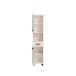 Seitenschrank >VERIS< in Sand - 40,2x186,8x34,8cm (BxHxT)
