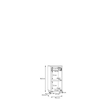 Badkommode >VERIS< in Sand - 40,2x90,8x34,8cm (BxHxT)