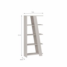 Standregal >NATTA< in Sand - 72x161x29,6cm (BxHxT)