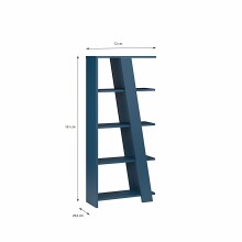 Standregal >NATTA< in Nachtblau - 72x161x29,6cm (BxHxT)