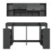 Waschmaschinenumbauschrank >Free< in Anthrazit - 190x195x60cm (BxHxT)