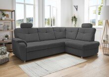Ecksofa >Elli< in 3609 Mango anthrazit, Mikrofaser...