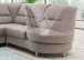 Ecksofa >Ludwigshafen< in dunkelgrau - 236x113x275cm (BxHxT)