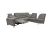 Ecksofa >Ludwigshafen< in 1219 Toro anthrazit - 236x113x275cm (BxHxT)