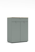 Kommode >Bari< in Schilf grün, Spannplatte,...