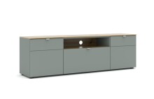 Lowboard >Bari< in Schilf grün, Spannplatte,...