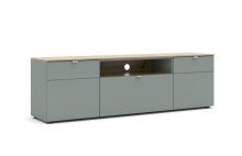 Lowboard >Bari< in Schilf grün, Spannplatte,...