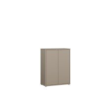 Schuhkommode >ALICE SPRINGS< in Taupe - 74,5x99,1x34,9cm (BxHxT)