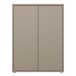 Schuhkommode >ALICE SPRINGS< in Taupe - 74,5x99,1x34,9cm (BxHxT)
