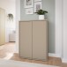 Schuhkommode >ALICE SPRINGS< in Taupe - 74,5x99,1x34,9cm (BxHxT)