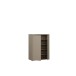 Schuhkommode >ALICE SPRINGS< in Taupe - 74,5x99,1x34,9cm (BxHxT)