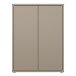 Schuhkommode >ALICE SPRINGS< in Taupe - 74,5x99,1x34,9cm (BxHxT)
