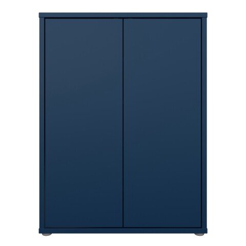 Schuhkommode >ALICE SPRINGS< in Nachtblau - 74,5x99,1x34,9cm (BxHxT)