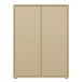 Schuhkommode >ALICE SPRINGS< in Buttergelb - 74,5x99,1x34,9cm (BxHxT)