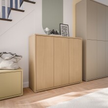 Schuhkommode >ALICE SPRINGS< in Elegancia Eiche Dekor - 109,2x99,1x34,9 (BxHxT)