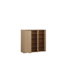 Schuhkommode >ALICE SPRINGS< in Elegancia Eiche Dekor - 109,2x99,1x34,9 (BxHxT)