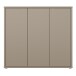 Schuhkommode >ALICE SPRINGS< in Taupe - 109,2x99,1x34,9cm (BxHxT)