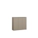 Schuhkommode >ALICE SPRINGS< in Taupe - 109,2x99,1x34,9cm (BxHxT)