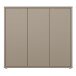 Schuhkommode >ALICE SPRINGS< in Taupe - 109,2x99,1x34,9cm (BxHxT)
