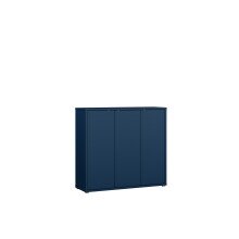 Schuhkommode >ALICE SPRINGS< in Nachtblau - 109,2x99,1x34,9cm (BxHxT)